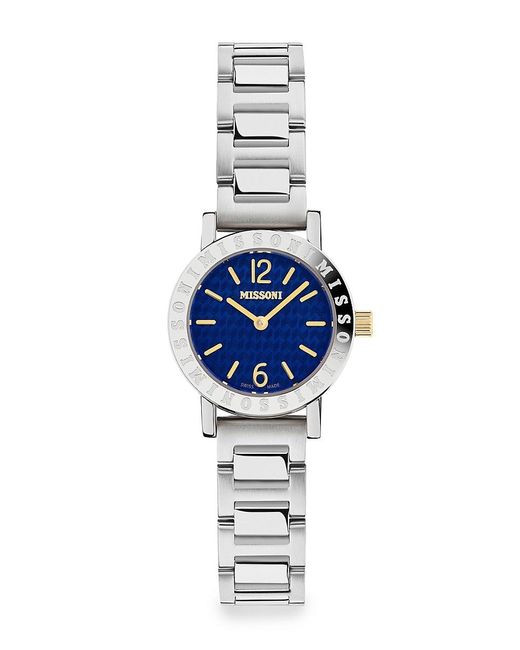 Missoni Blue Estate 27mm Stainless Steel Bracelet Watch