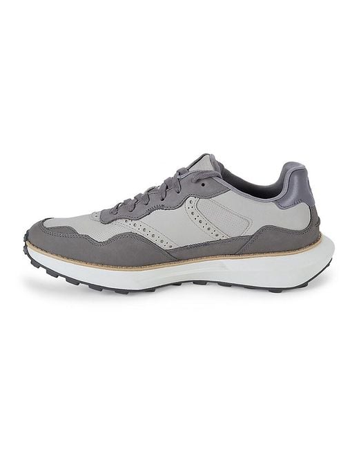 Cole Haan Gray Gp Ashland Colorblock Running Shoes for men