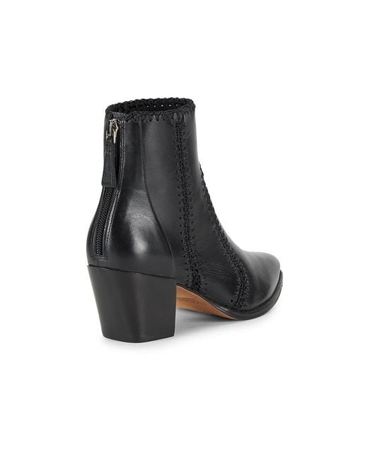 Alexandre Birman Black Benta 75Mm Leather Block-Heel Ankle Boots