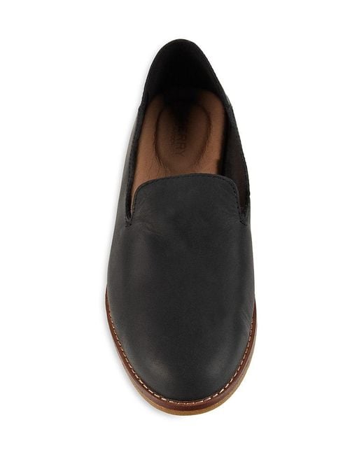 Sperry Top Sider Seaport Levy Leather Loafers in Black Lyst Canada