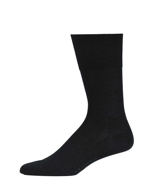 Falke Black Firenze Crew Socks for men