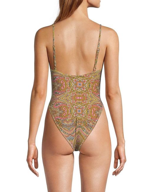 Montce Brown Lucy Tie One Piece Swimsuit