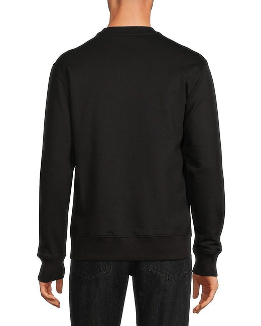 Versace Jeans Black Logo Sweatshirt for men