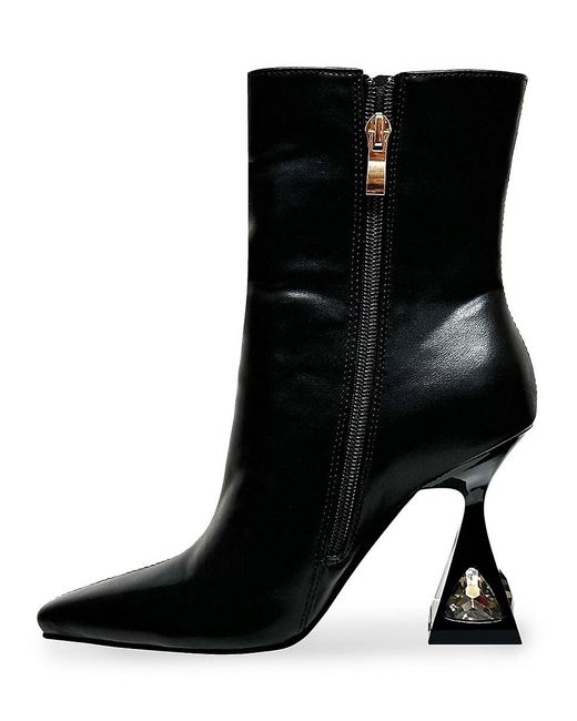 Flared heel ankle boots cheap