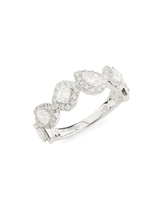 Effy White 14K & 1.51 Tcw Lab-Grown Diamond Ring