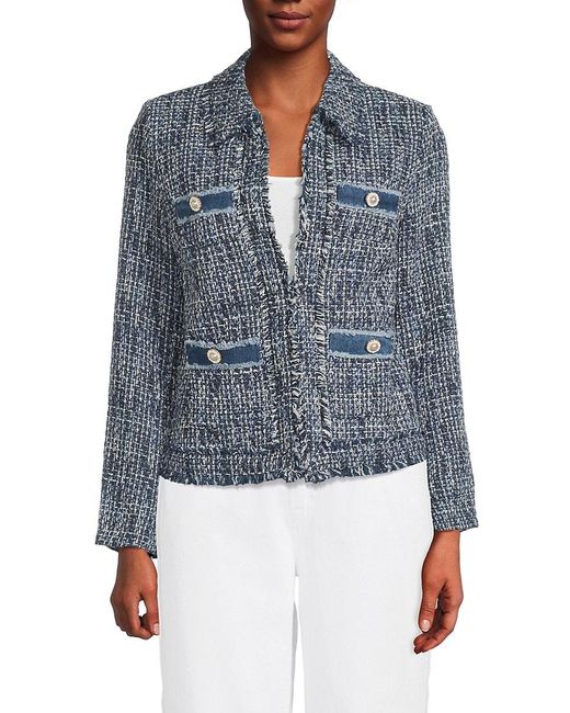 Boléro Brodé Floral Nanette Lepore Taille 6 - Veste Courte Cropped, Motif Paisley, 100% Coton