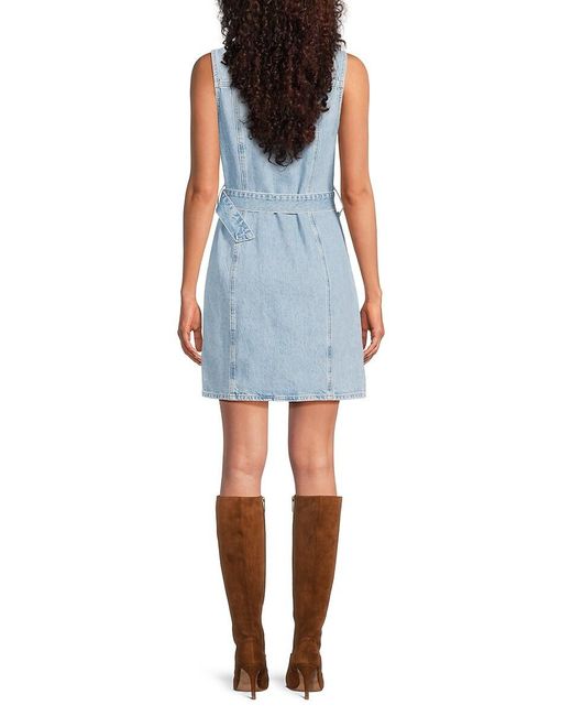 Rails Blue Wilshire Denim Mini Shirtdress