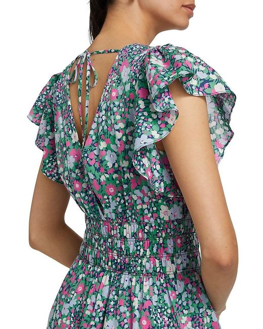 Rails Blue Kimora Floral Cotton Minidress