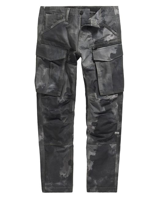 G-Star RAW Black G-Star Rovic Zip 3D Regular Tapered Jeans for men