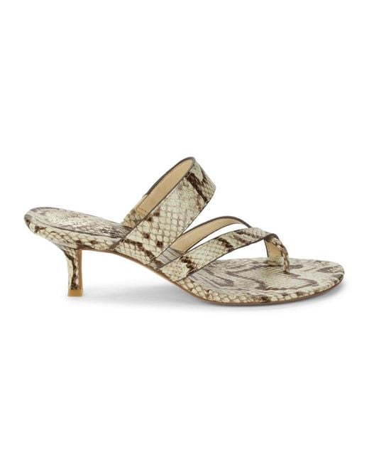 vince camuto snake skin sandals