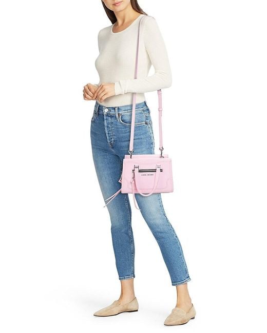 Marc Jacobs Pink Leather Top Handle Bag