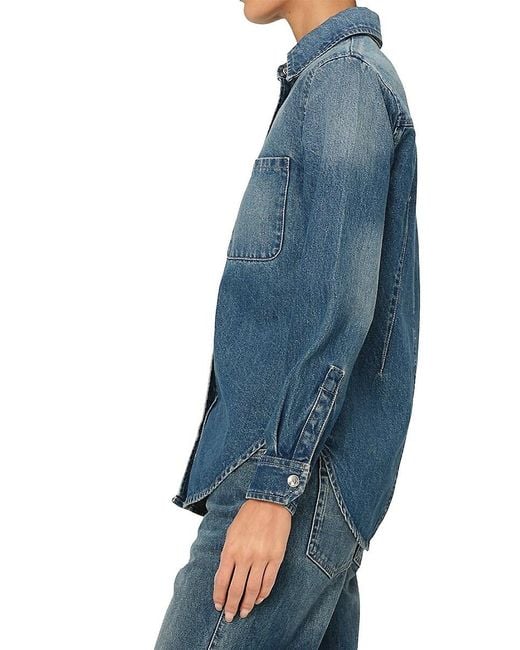 DL1961 Blue Ines Denim Shirt