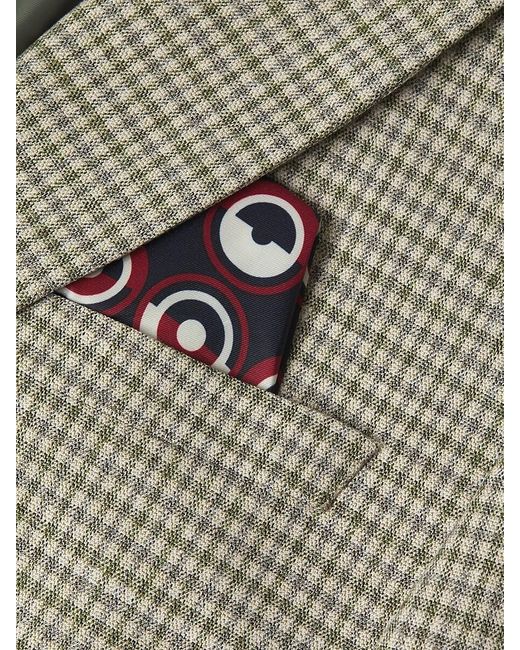 Ben Sherman Natural Slim Fit Checked Blazer for men