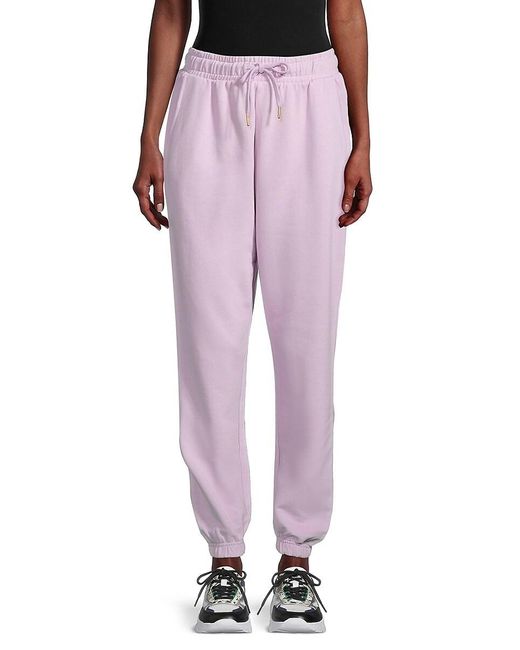 We Wore What Cotton Weworewhat Drawstring Joggers in Lilac (Purple) | Lyst