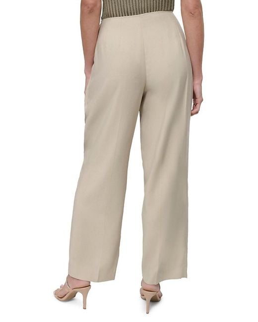DKNY Blue Tie Front Trousers