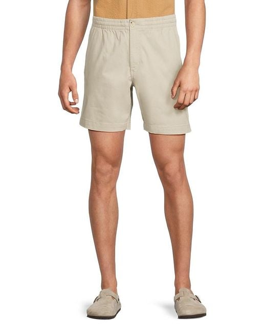 Ben Sherman Natural Beachcomber Stretch Cotton Shorts for men