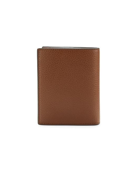 Mulberry Brown Leather Bifold Wallet for men