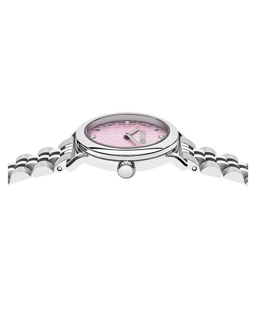 Missoni Pink Mini Monogram 28mm Stainless Steel Bracelet Watch