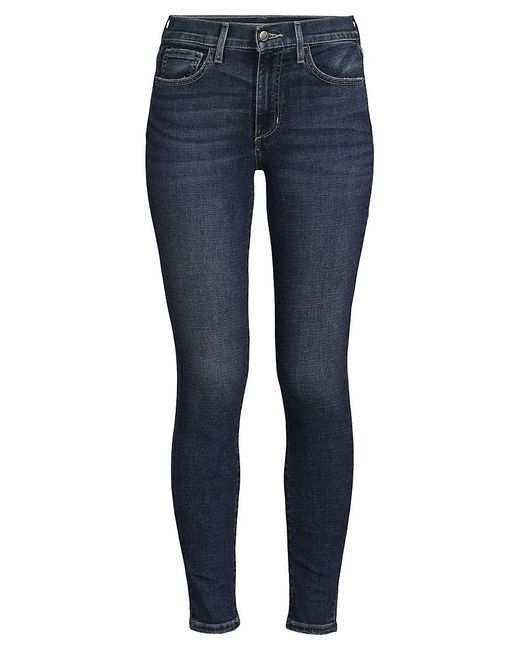 Joe s Jeans High Rise Skinny Jeans in Blue Lyst UK