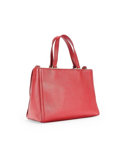 Furla Red Leather Crossbody Bag