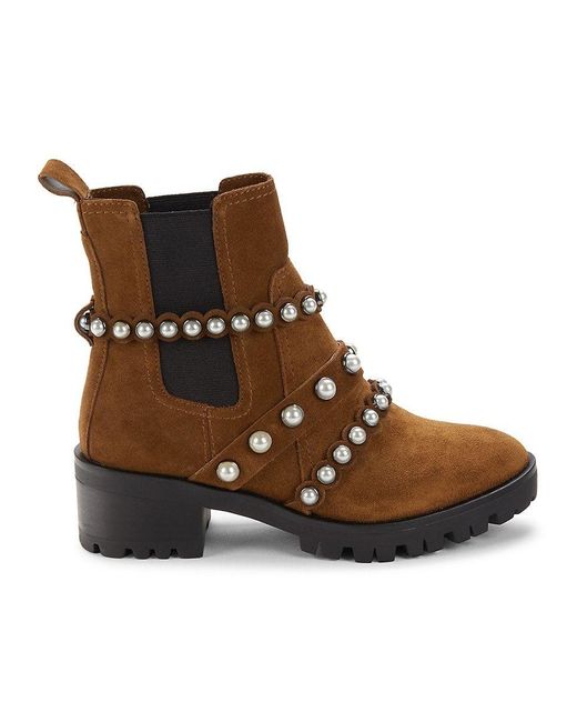 Karl lagerfeld pola studded chelsea best sale bootie