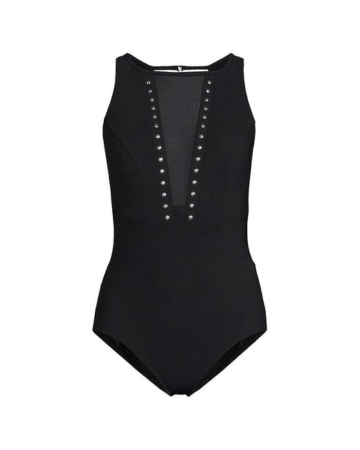 Studded one clearance piece swimsuit
