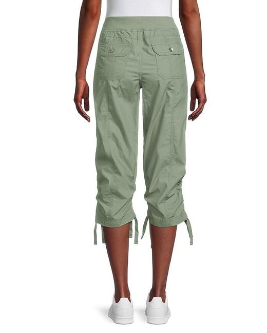 DKNY Gray Cropped Pants