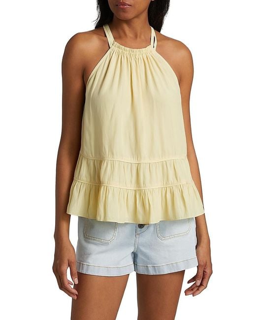 Ramy Brook Multicolor Dana Smocked Tank