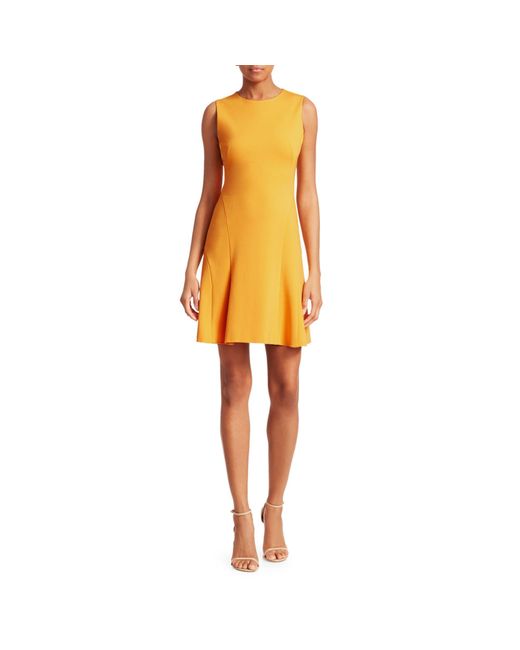 Akris Punto Sleeveless Jersey Dress in Yellow - Save 25% - Lyst
