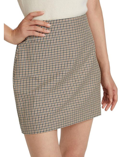 Toccin Multicolor Maris Plaid Miniskirt