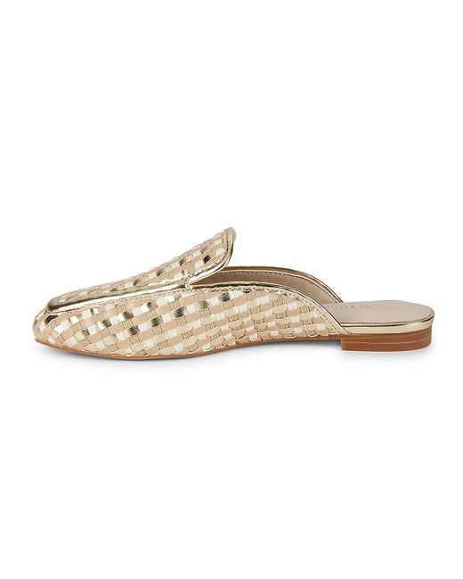 Sanctuary White Moc Toe Mules