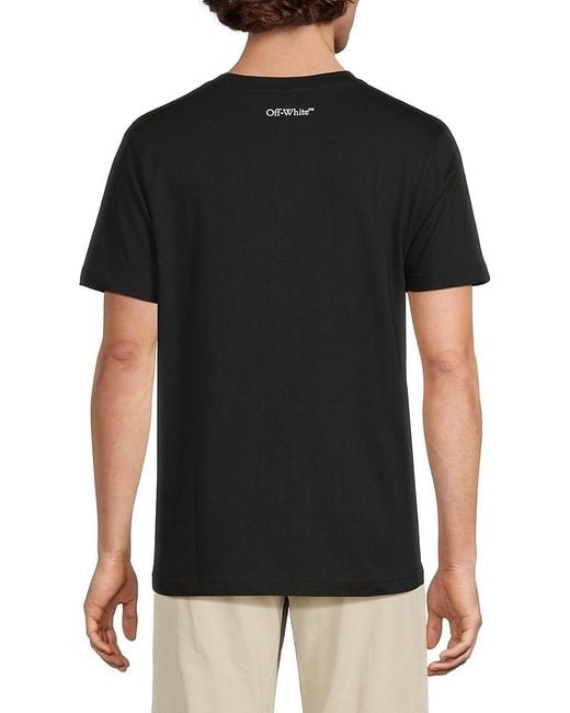 Off-White c/o Virgil Abloh Black Single Arrow Slim Cotton T-shirt for men