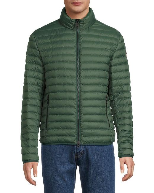 Colmar Green Repunk Channel Quilted Puffer Jacket for men