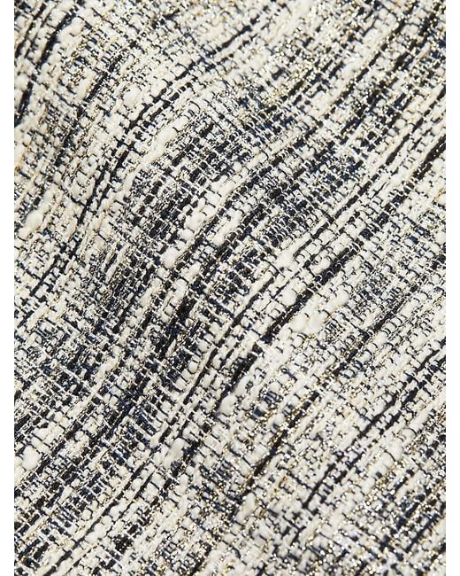 Kobi Halperin Gray Hallie Metallic Tweed Minidress