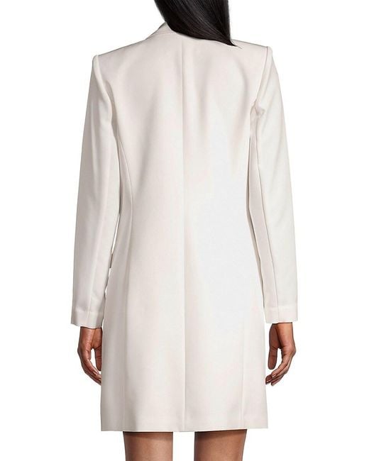 Kobi Halperin Black Ivy Double-Breasted Twill Blazer Minidress