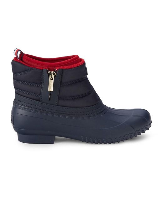 navy blue tommy hilfiger rain boots