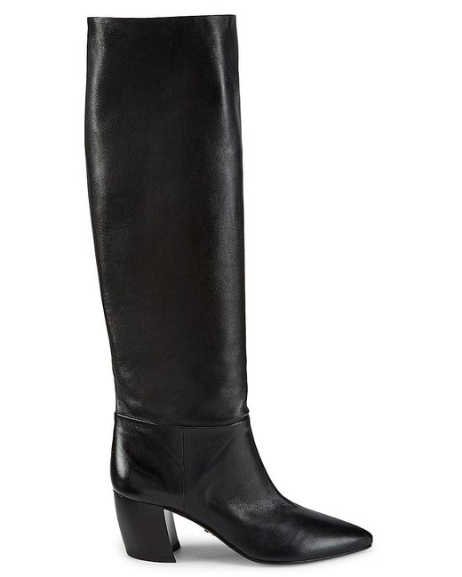 prada stretch leather tall boots