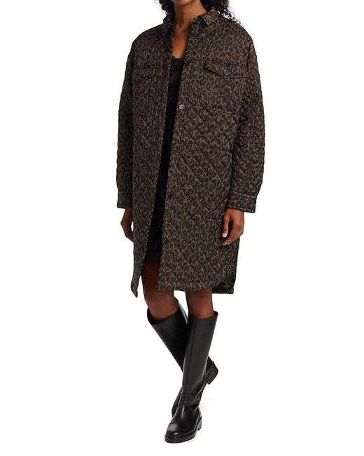 Munthe Brown Noticed Quilted Coat