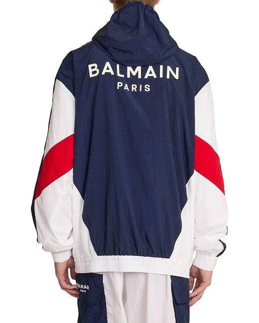 Balmain Brown Mini Monogram Track Jacket