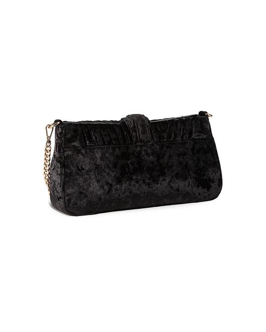 Sam Edelman Black Ellie Textured Convertible Clutch