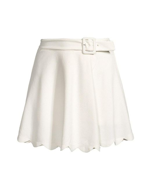 Marysia Swim Natural Monica Belted Miniskirt