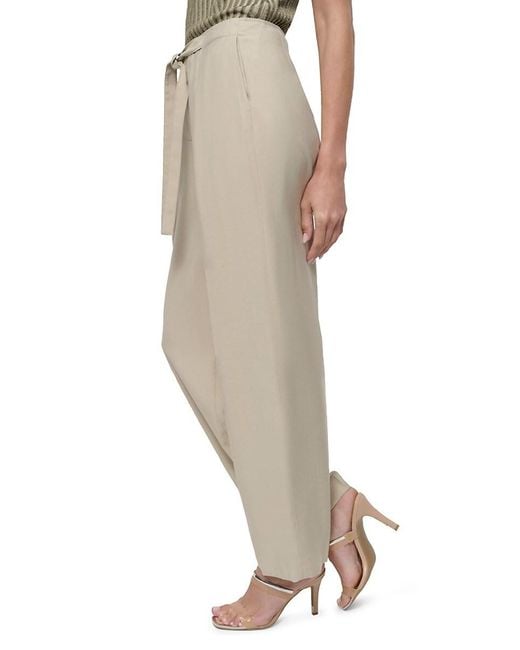 DKNY Blue Tie Front Trousers