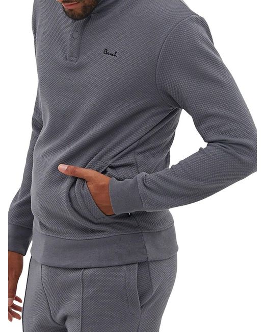 Bench Gray Heber Fleece Pullover for men