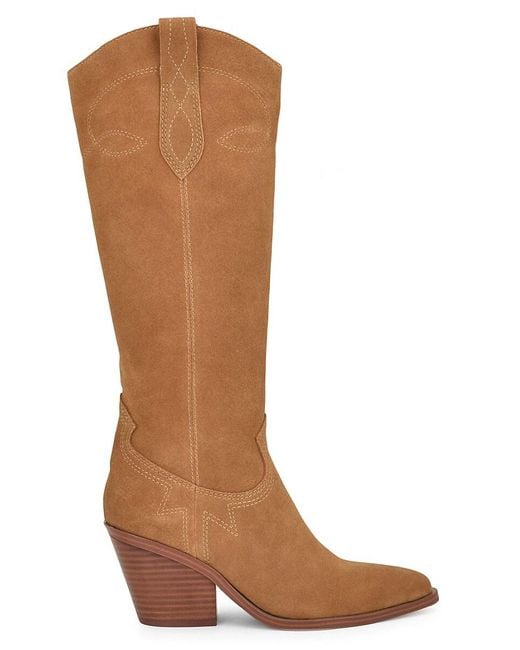 Nine West Brown Smash 25Mm Knee-High Boots