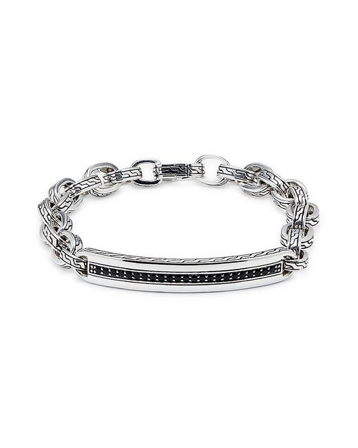 Sterling silver and store sapphire bracelet