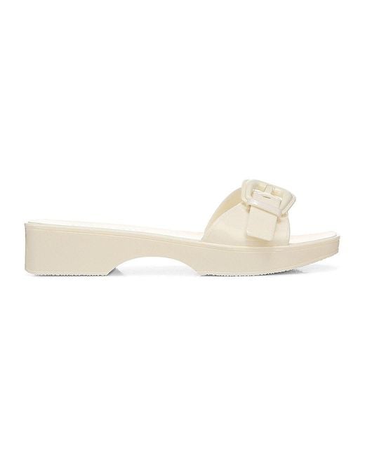 Veronica Beard Davina Jelly Clog Sandals in White | Lyst UK