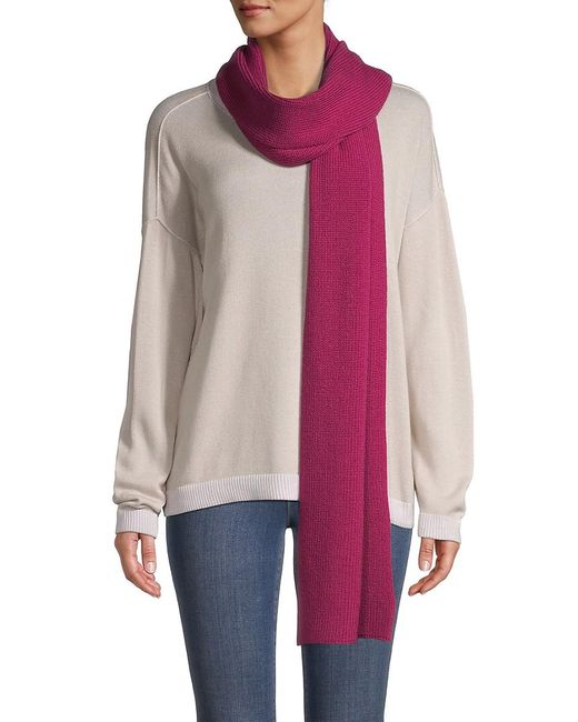 Eileen Fisher Merino Wool Scarf in Pink 