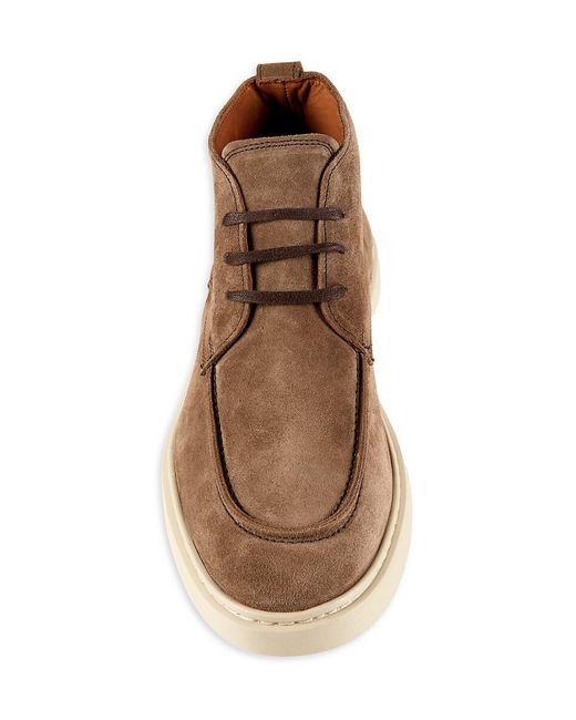 Allen Edmonds Brown Harris Suede Chukka Boots for men