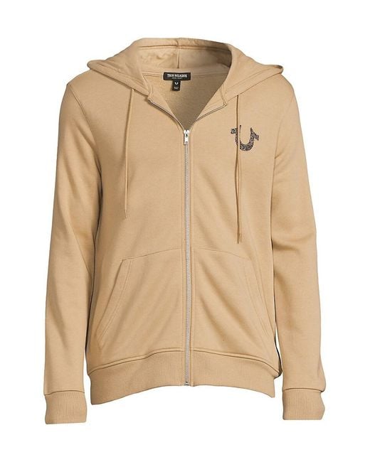 Mens true religion deals zip up hoodie