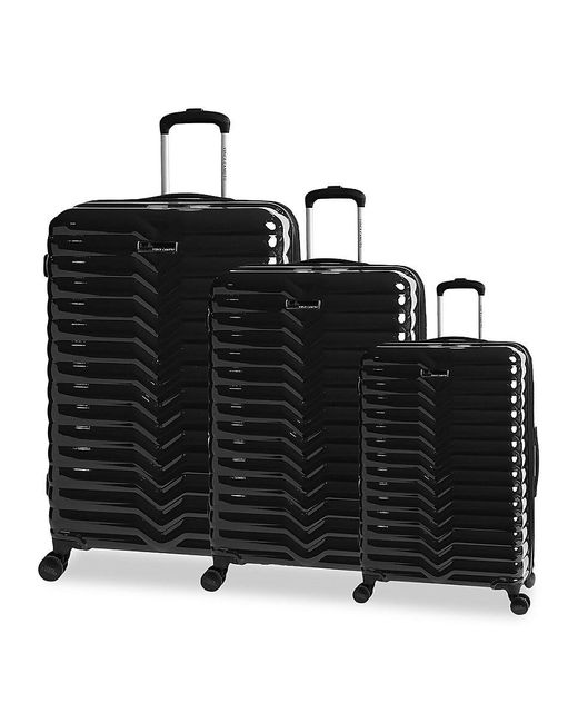 vince camuto black and gold luggage